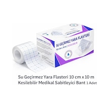 Su Geçirmez Yara Flasteri 10 Cm X 10 M Kesilebilir Medikal Sabitleyici Bant 1 Adet