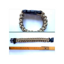 Omeniv Paracord Bileklik-Acil Durum Düdüğü 2in1 Outdoor Kamp Çok Renkli