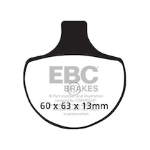 Ebc Fa094hh Harley Davıdson Uyumlu Flstb/flstc 00-11 Sınter Ön Fren Balatası