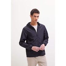 Defacto Su İtici Slim Fit Dar Kesim Kapüşonlu Fermuarlı Mont C5821ax25aubk27 Siyah