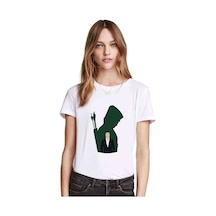 Altered Carbon Logo Kadın Beyaz Tshirt