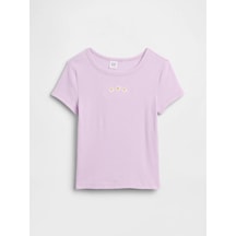 Gap V-sp Ss Rıb Tee Mor