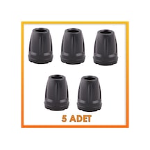 Herdegen Kanedyen Baston Lastik Ucu Siyah 5 Adet 18 MM