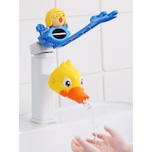 Konesam Çocuk Ellik Silikon Su Kaynak Uzatıcı: Kartoon Desenli Fil & Ördek , Su Sıçramasını Önleyen, Kolay Kurulumlu Lavabo Aksesuarı Diğer