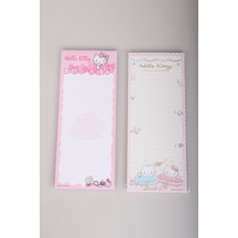 Dekomus İle Lisanslı Yeni Sezon Hello Kıtty "tekli" 9x22 Cm Block Note Altın