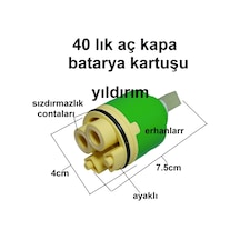 Aç Kapa Batarya Kartuşu Batarya İçi Ayaklı 40lık Kartuş Tamir Tak