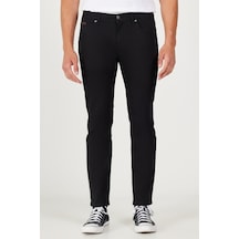 Wrangler Arizona Straight Fit Düz Kesim Normal Bel Düz Paça Esnek Siyah Erkek Pantolon W211842001 Siyah