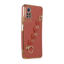 Bezos Redmi Note 12 Pro 4g Kılıf Esila Silikon - Kırmızı Bty