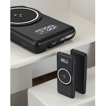 Powerbank 10.000 Mah Hızlı Şarj Dijital Göstergeli Taşınabilir Çok Renkli