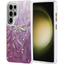 Newface Samsung Galaxy Uyumlu S25 Ultra Kılıf Blade Aynalı Desenli Kapak - Desen 1