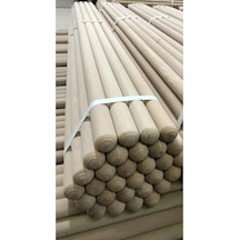 Fırça Sapı Ahşap Çam Süpürge Sapı 150cm Mop Sapı Dayanıklı Sağlam 60 Adet