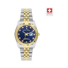 Inspıratıon Jwl04114 Sellita Sw100, 25 Jewels Otomatik Mekanizmalı, Swiss Made Kadın Kol Saati Gold - Gümüş