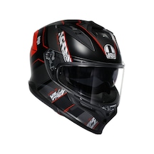 Agv K7 MPLK Kyber Motosiklet Kaskı Siyah - Kırmızı