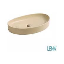 Tezgahüstü Lavabo Mat Krem Ey-4714mk Krem