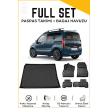 Fiat Fiorino 2021 Model Birebir Uyumlu Bagaj Havuzu+paspas Seti