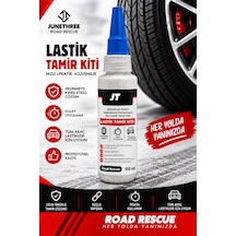 Road Rescue Sıvı Lastik Tamir Kiti 100 Ml - Lastik Tamir Sütü - Sıvı Lastik Yaması - Şambrelli Şambrelsiz Oto Motor İçin