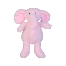 Halley Oyuncak Peluş Oturan Fil 40 Cm Pembe