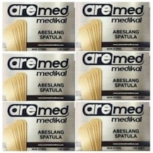 Aremed Abeslang Tahta Dil Basacağı Dil Çubuğu Ahşap Ağda Spatulası 6 x 100'lü