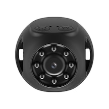 Vkemall Webcam 1080p Kamera Akıllı Güvenlik Kamerası Gece Görüşlü 90 Geniş Açı Sıcak Ağ Siyah