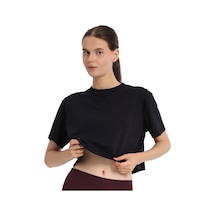 Sportive Sedona Cropped Kadın Siyah Günlük Stil T-shirt 25kk1034-syh 1776542 SIYAH