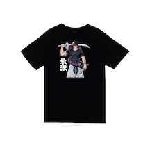 Jujutsu Kaisen - Toji Fushiguro - Anime Baskılı Unisex %100 Pamuk Siyah T-shirt SIYAH