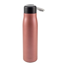 Paslanmaz Çelik Termos Matara 500 Ml Örgü İpli Kapak Bronz Diğer