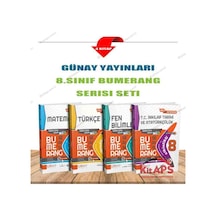 Günay Yayınları 8.sınıf Bumerang Seti 4 Kitap