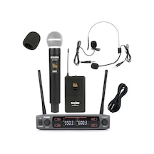 Lastvoice Lv-502eh Uhf Dijital Çiftli El Yaka Headset 2x30 Kanal