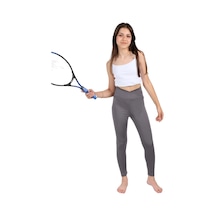 Erdem Kıds Kız Çocuk Yüksek Bel Kruvaze Kemer, Koşu, Yürüyüş, Casual, Spor, Atletik, Egzersiz, Fittness Tayt Antrasit Antrasit