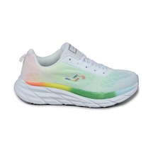 JUMP 28052 ZENNE A-WHITE/YELLOW/MINT SPOR AYAKKABI Beyaz