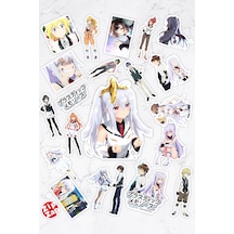 Plastic Memories Anime Sticker Paketi 20 Adet Çok Renkli