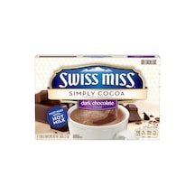 Swiss Miss Simply Cocoa Dark Chocolate Sıcak Çikolata 8'li Paket 217 G