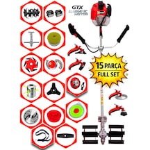 Prowackers German Kavrıx-735 Seri Yan Tip Tırpan+ Akrobat Çapalama + Toprak Eşeleme 15 Parça Temizlik Seti