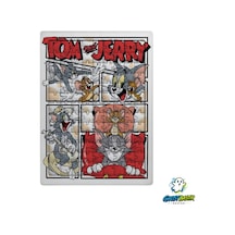 Tom Ve Jerry 99 Parça Ayaklı Puzzle Dekoratif Çocuk Yapbozu 0246