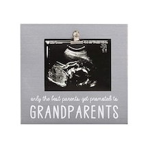 Sonogram Fotoğraf Çerçevesi Büyükanne Ve Büyükbaba İçin Bebek Hatıra Resim Çerçevesi, Hamilelik Duyurusu, Bebeğin İlk Hediyeleri, Tatil Hediyeleri, Bebek Tatil Hediyeleri, Gri Açık Gri