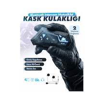 Kask Kulaklık Bt22 Bluetooth Motosiklet Kulaklık 5.0 Bluetooth Intercom Motosiklet Kulaklık