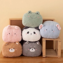 Elmpaly Peluş Kurbağa Yastık - Yumuşak El Isıtıcı Ve Ofis Şekerleme Yastığı