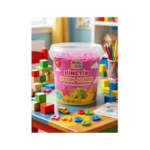 Doğal Kinetik Oyun Kumu 500gr Pembe Pembe