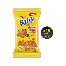 Eti Balık Kraker Mini Mısırlı 18 x 40 G