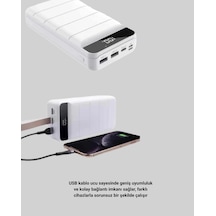 Çoklu Cihaz Uyumlu Led Ekranlı 50000 Mah Powerbank - Çok Renkli