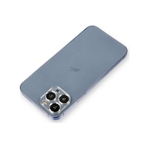 İphone 12 Pro Metal Kamera Lens Koruma Cam - Gümüş Diğer