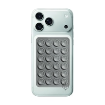 Silikon Vantuzlu Telefon Tutucu, Ahtapot Vakumlu Tasarım, Telefon Arkası Kılıf Tutucu, Araç Ve Masa Üstü Kullanım, Tüm Cep Telefonu Modellerine Uygun, Açık Gri 2 Mixed
