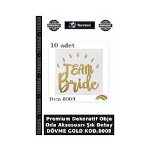 Premium Dekoratif Obje Oda Aksesuarı Şık Detay Dövme Gold Kod.8009