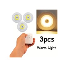 Uzaktan Kumandalı Yapışkanlı 3& 39 Lü Led Spot Lamba Bx40 Çok Renkli