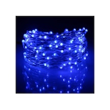 5mt Peri Mavi 50 Led Pilli Noel Parti Yılbaşı Ağaç Dekoratif Aydınlatma Lambası Animasyonlu Süsleme