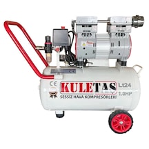 Kuletaş 1 Hp 8 Bar 24  LT Süper Sessiz Yağsız Hava Kompresörü
