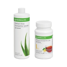 Herbalife Bölgesel Başlangıç Seti-2 50gr Limon Çay Aloe Konsantre Içecek Mezura