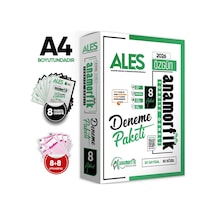 2026 ALES Anamorfik 8li Deneme Paketi Özgün Yeni Nesil Türkiye Geneli Kurumsal Çözümlü