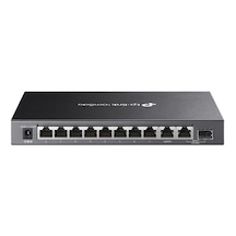 Tp-Link DS110GMP 8 Port 10-100-1000 Poe + 1 Port SFP + 1 Port Uplink Çelik Kasa Rack Mount Switch