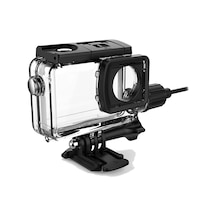 Sjcam Sj8 Motosiklet Şarjı Ve Su Geçirmez Housing Kılıf Şefaf